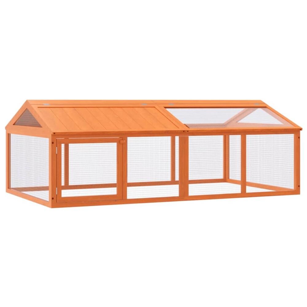 Box per Animali Marrone 200x112,5x74 cm Legno Massello di Pino - Foto 2