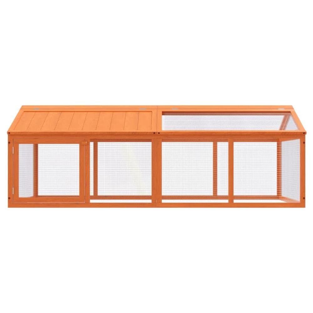 Box per Animali Marrone 200x112,5x74 cm Legno Massello di Pino - Foto 3