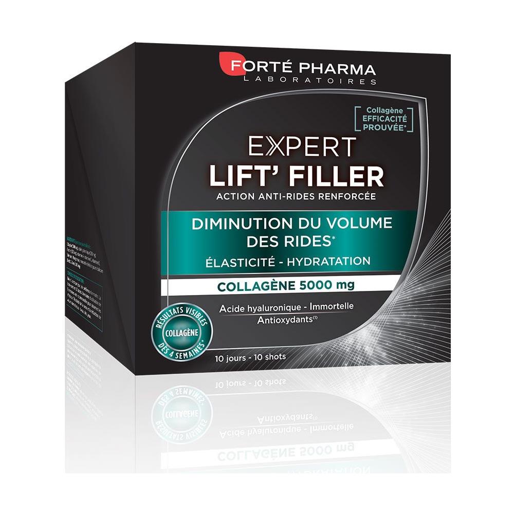 Shot Antirughe Lift-filler Acido Ialuronico E Collagene 10 Shot Bevibili Beauty Expert Forté Pharma - Foto 1