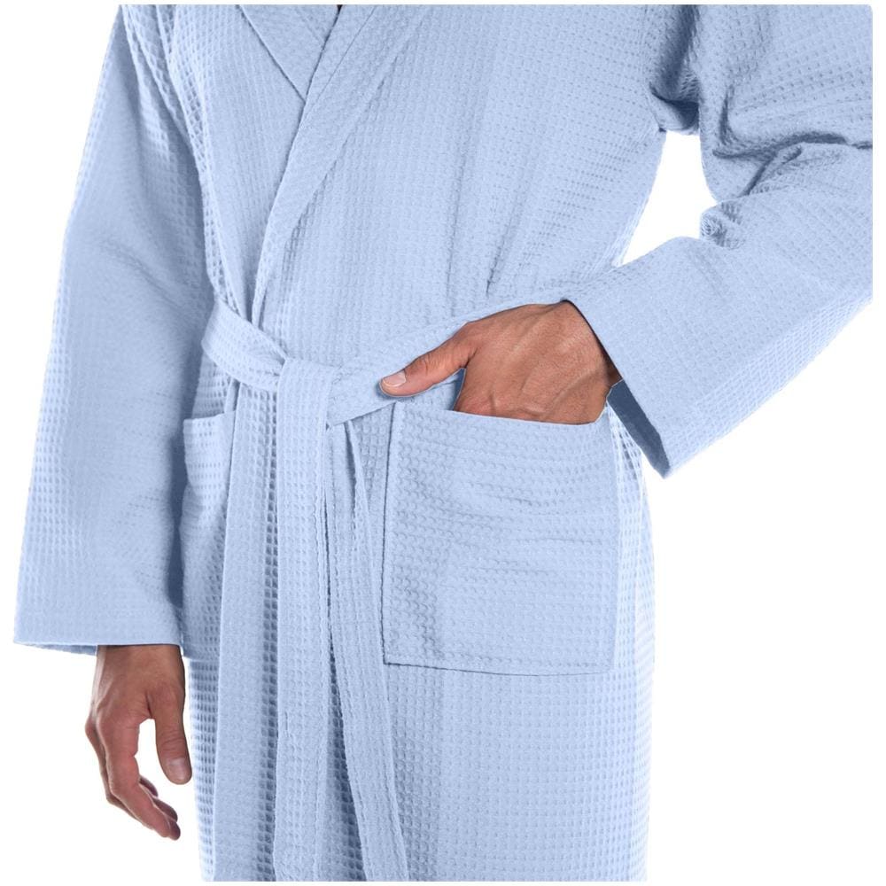 Accappatoio Con Cappuccio Spugnissima Polo In Cotone Colore Turchese Misura M - Foto 1