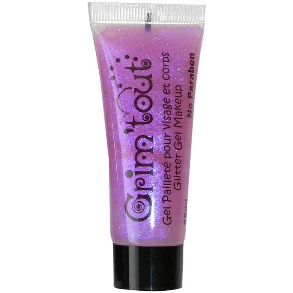 Gel Paillettato Rosa Senza Parabeni Per Il Viso Taglia Unica - Foto 1