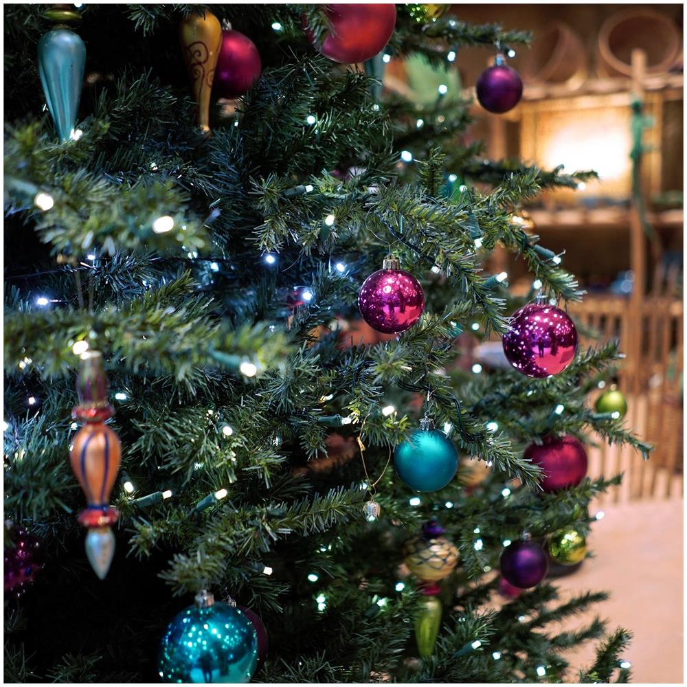 Luci Di Natale 400 Led Bianco Freddo 8 Giochi Di Luce Esterno Albero Interno - Foto 2