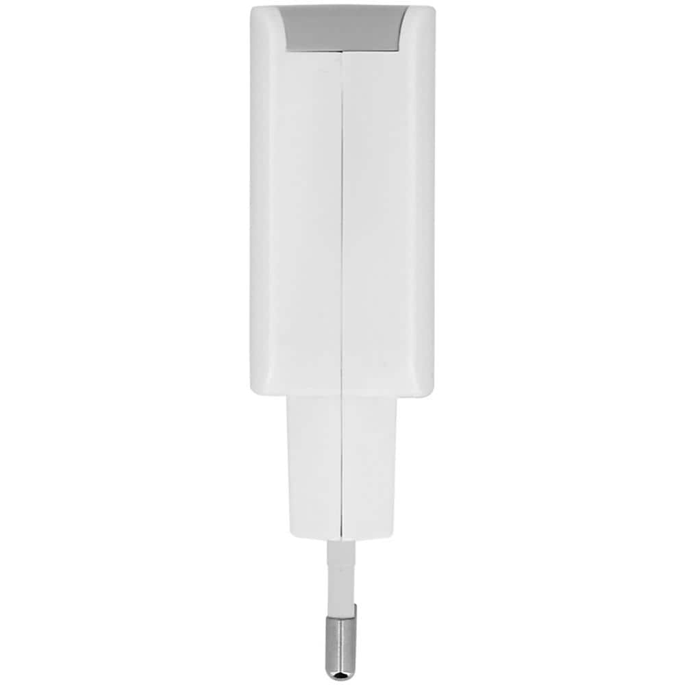 Alimentatore Muro 2x Porte Usb 1a + 2.1a Ricarica Simultanea Smartphone E Tablet - Foto 6