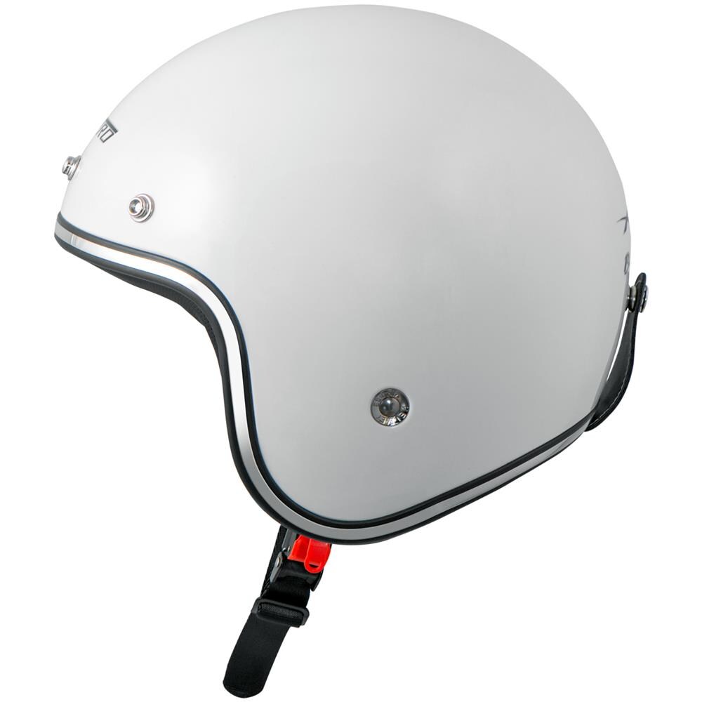 Casco Moto Jet Omologato Ece 22-05 Bianco Custom Scooter Naked Style Tg. xs - Foto 5