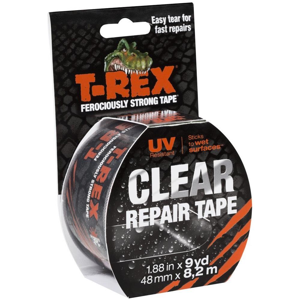 Ferocemente Forte Chiaro Nastro Di Riparazione 48 Millimetri X 82 Milioni Facile Da Strappare A Mano E Si Attacca Per Bagnare Le Superfici In Tutte Le Condizioni Atmosferiche Ed Resistente Ai Raggi Uv Dai Creatori Del Nastro Anatra Originale - Foto 1