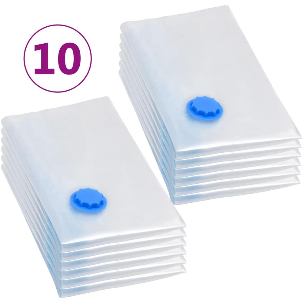 Sacchetti da Viaggio Sottovuoto per Vestiti 80x60 cm 10 pz - Foto 2