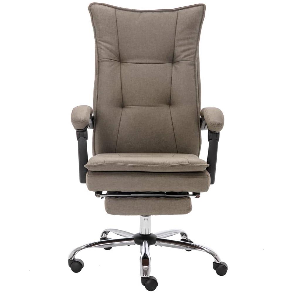 Sedia Massaggiante Da Ufficio Tortora In Tessuto - Foto 2