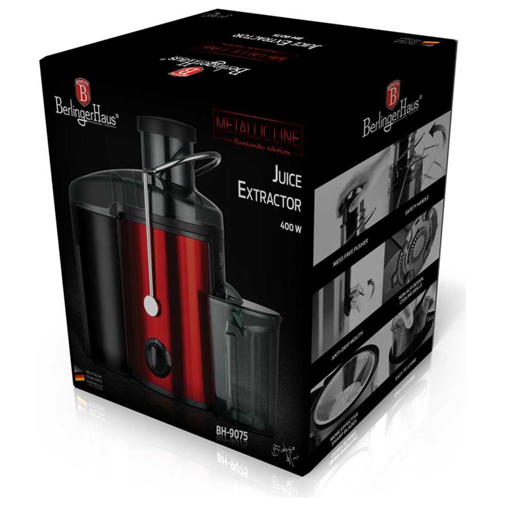 Estrattore Di Succo BH-9075 Linea Borgogna con Capacità 450 ml Potenza 400 W - Foto 5