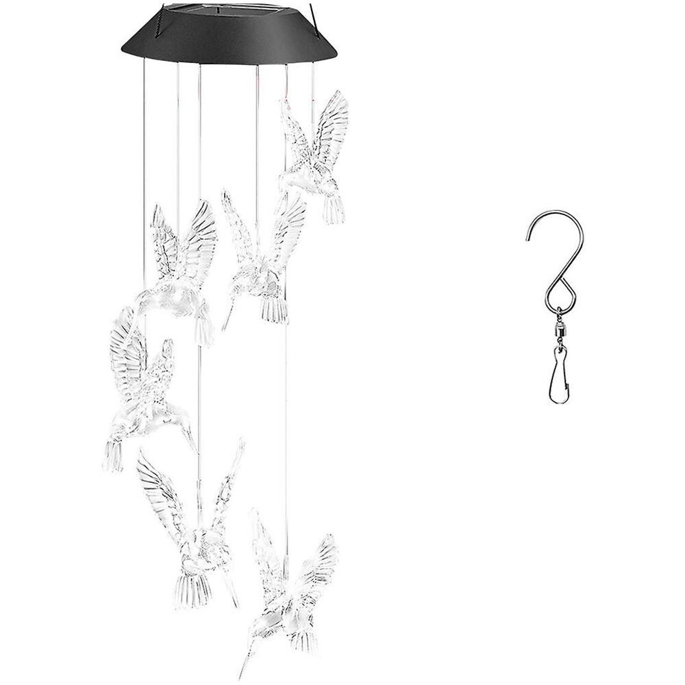 Campanelli Vento Colibrì In Alluminio - Decorazione Per Giardino, Balcone, 75cm, Suono Rilassante - Foto 7