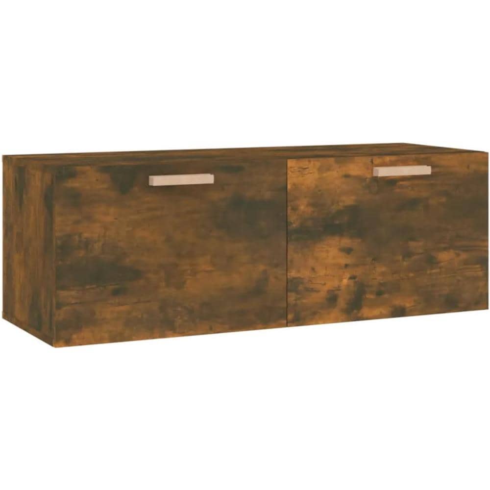 Mobile Pensile Rovere Fumo 100x36,5x35 Cm Legno Multistrato - Foto 2