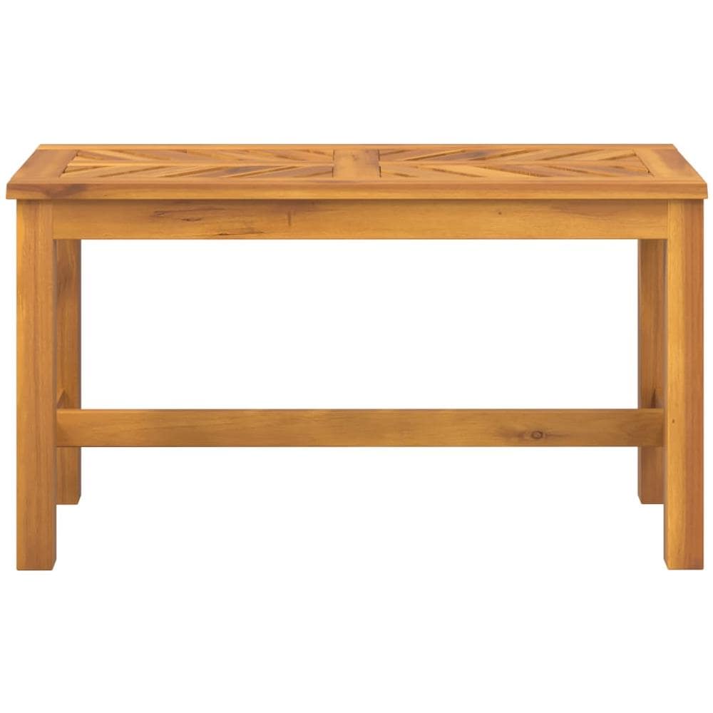 Panca da Giardino 80 cm in Legno Massello di Acacia - Foto 3