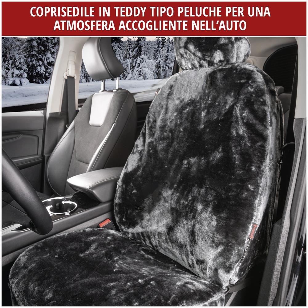 Coprisedili Auto Teddy Vegano Antracite - Foto 2