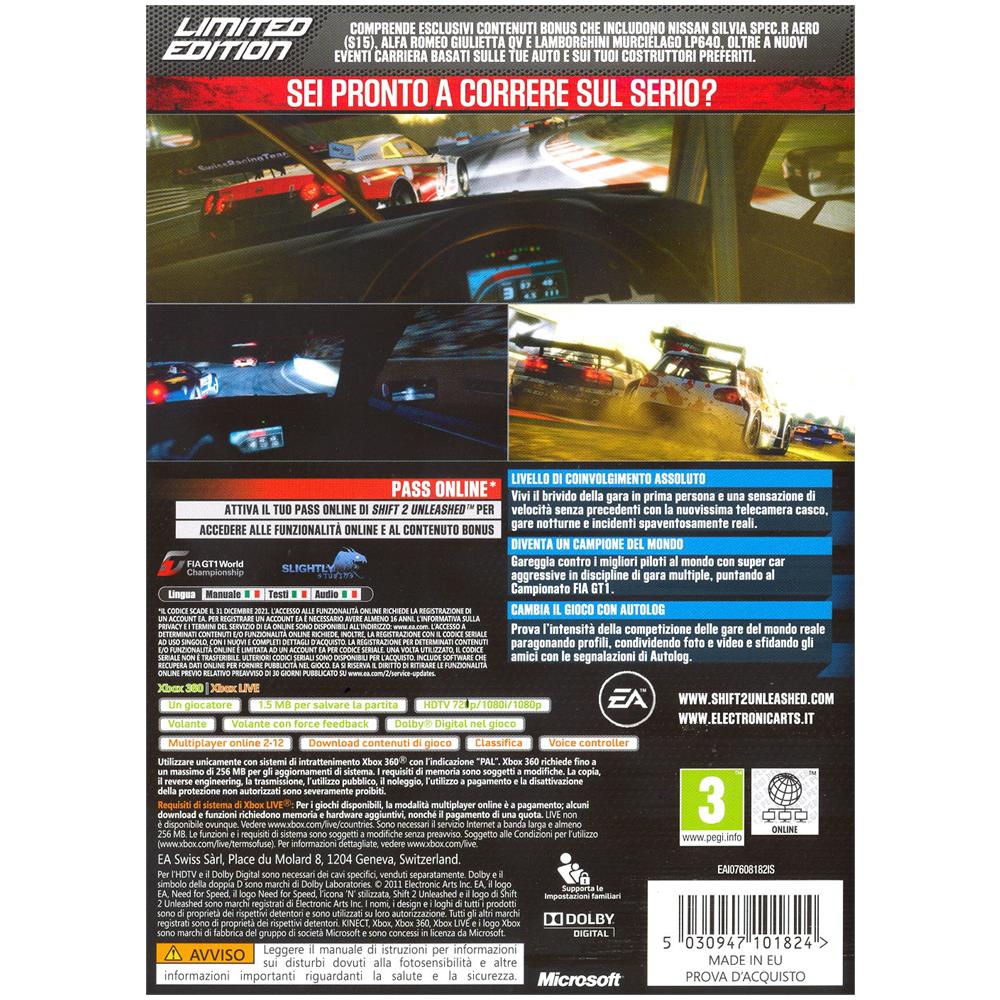 X360 - Shift 2 Unleashed Limited Edition - Foto 2