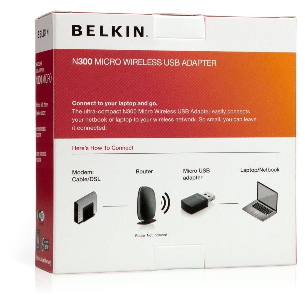 Micro Adattatore USB Wireless N300 Nero - Foto 4