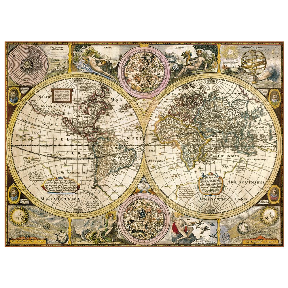 Puzzle Life Mappa Antica 3000 pz 42 x 28 x 6 cm 33531 - Foto 4