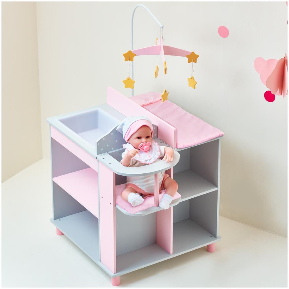 Fasciatoio Guardaroba Legno Bambole Bebc 40 Cm Olivia's World Td-0203ag - Foto 1