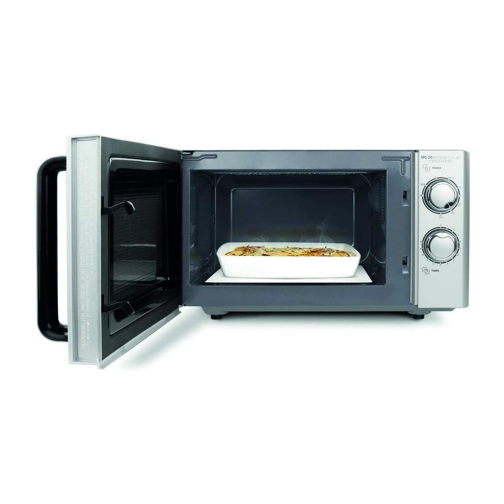 Forno Microonde B07KLT25G3 con Grill Capacità 20 Litri Potenza 700 Watt Colore Argento - Foto 2