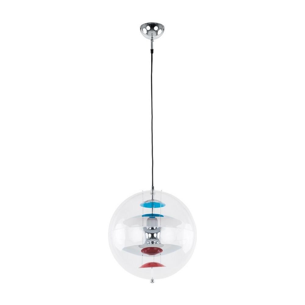 Sospensione Moderna Sospesa Cromo 1 Luce, E27 - Foto 2