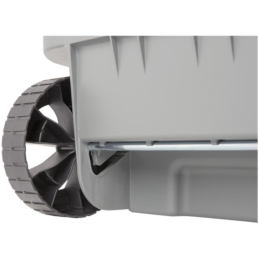 Bidone Carrellato Per Raccolta Differenziata 80 Litri - Bianco - Foto 2