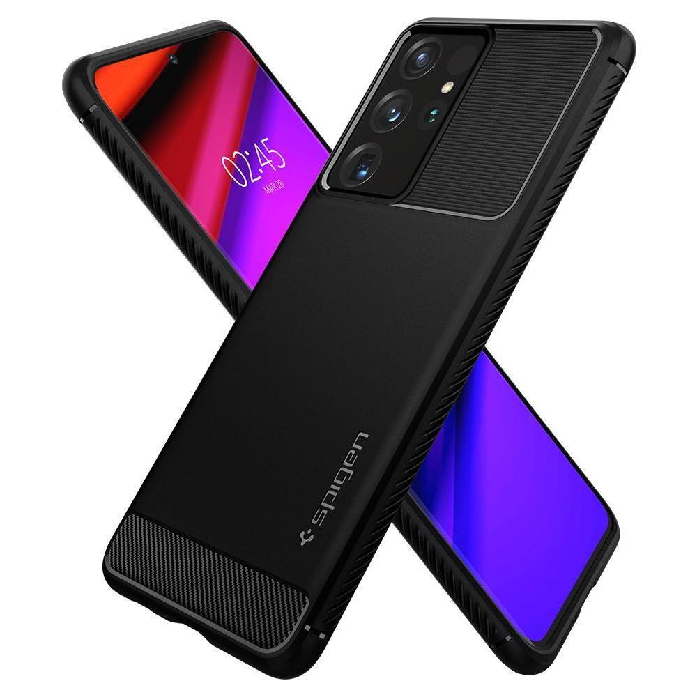 Custodia Cover Protettiva Per Samsung Galaxy S21 Nero Ultra Matte - Foto 8