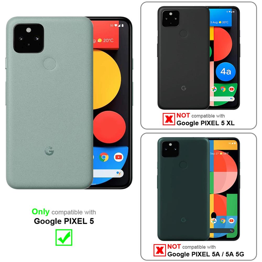 Custodia Compatibile Con Google Pixel 5 In Completamente Trasparente - Coperchio Protettivo In Silicone Tpu Flessibile - Foto 2