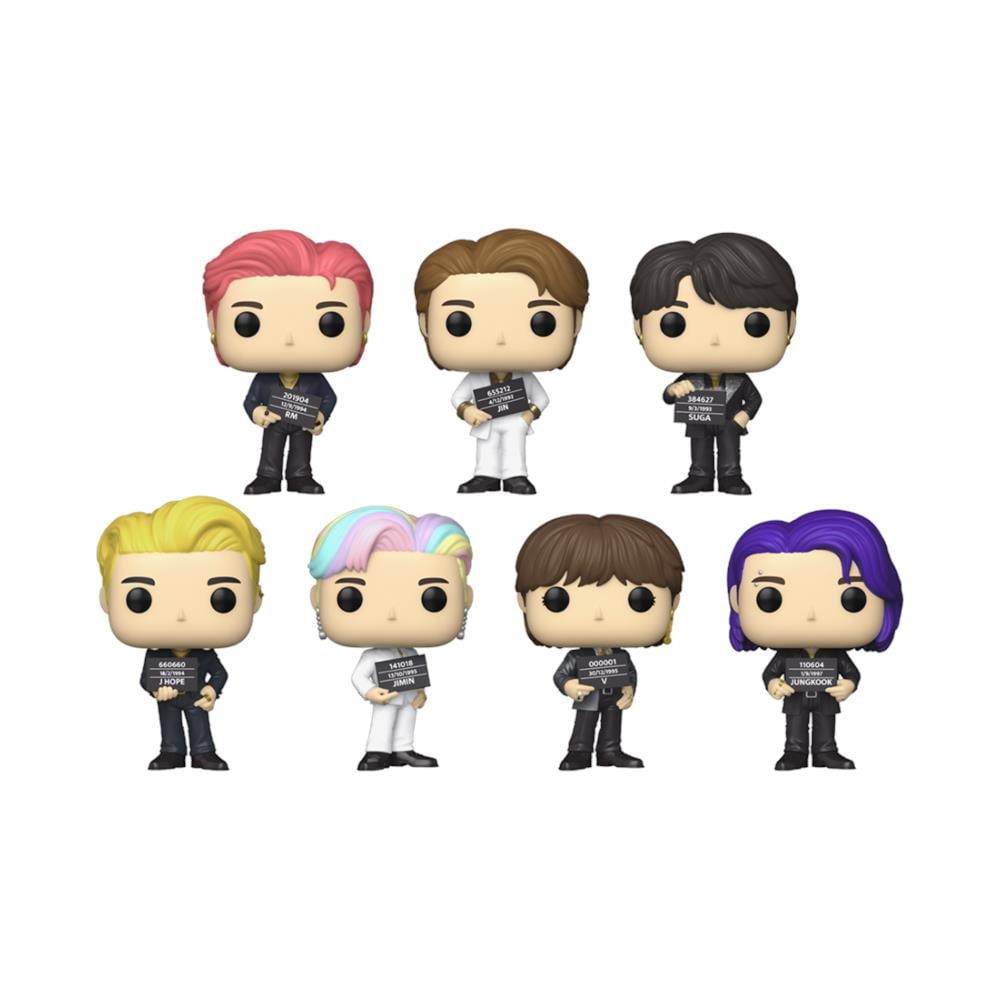 Bts Pop! Rocks Vinyl Figure Bts (butter) 7-pack 9 Cm - Foto 1