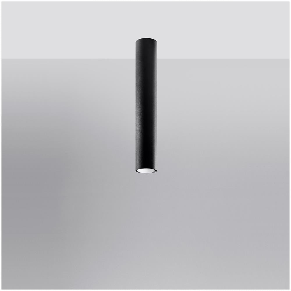 Applique Da Soffitto In Metallo Lagos 40 Bianco 400xø60 Mm Metallo - Foto 1