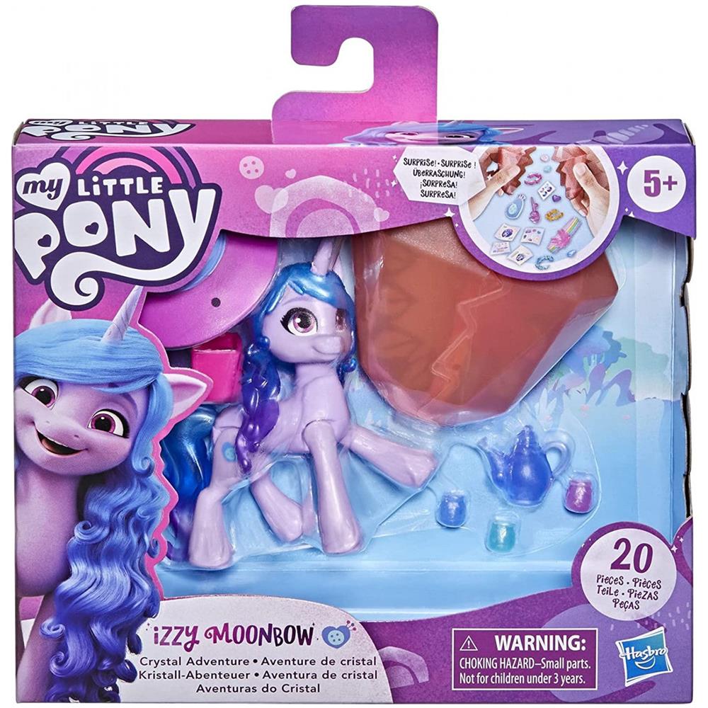 My Little Pony A New Generation Movie Crystal Adventure Izzy Moonbow - 3-inch Purple Pony - Foto 1
