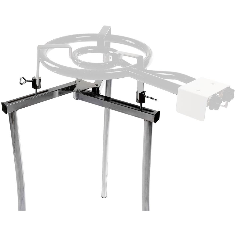 Supporto Treppiede Legl5 per Bruciatore a Gas Robusto Bruciatori per Paella 35- 70cm Colore Inox - Foto 2