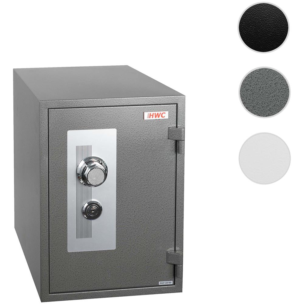 Cassaforte Ignifuga Digitale - Serratura A Combinazione E Chiavi, Bullone Acciaio, Grigio - Foto 4