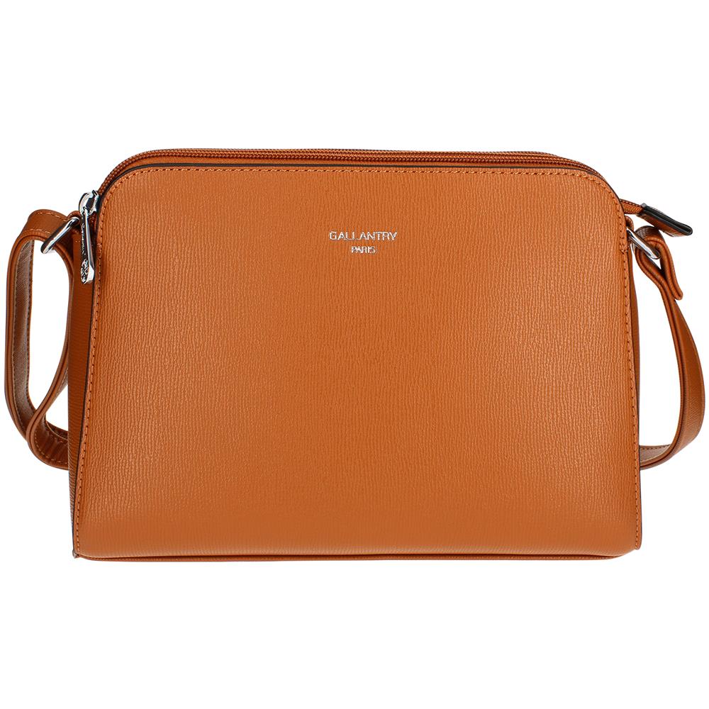 Borsa A Tracolla In Similpelle - Paris - Marrone - Foto 1