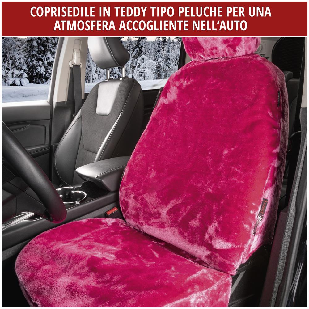 Coprisedili Auto Teddy Vegano Rosa - Foto 2