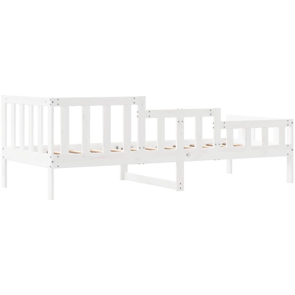 Dormeuse Bianca 80x200 Cm In Legno Massello Di Pino - Foto 10
