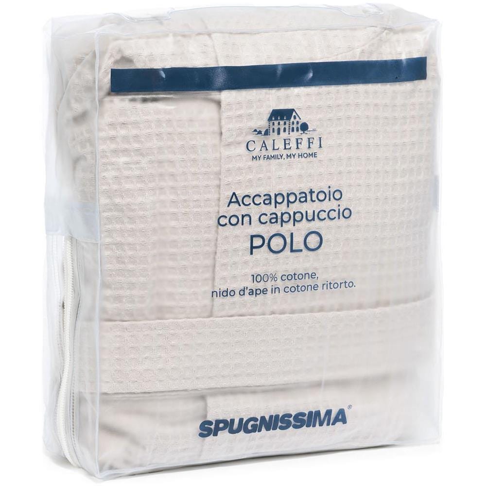 Accappatoio Con Cappuccio Spugnissima Polo In Cotone Colore Incolore Misura S - Foto 2