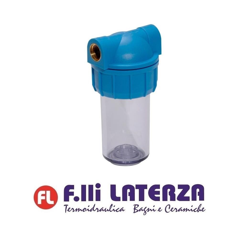 Contenitore Filtro Mignon Plus L 3p Mfo Sx As Acqua 1/2"" Diritto - Foto 1
