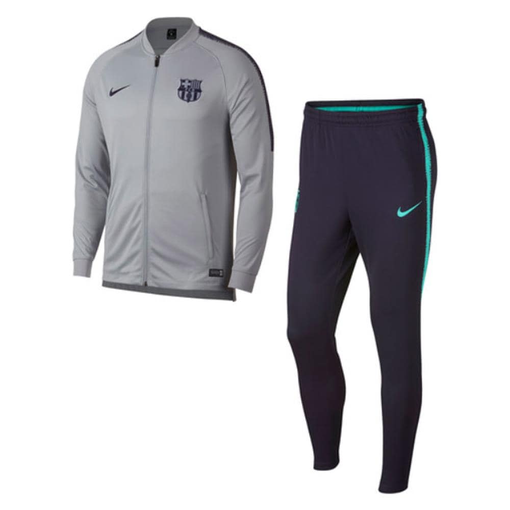 2018-2019 Barcelona Squad Knit Tracksuit (wolf Grey) - Medium 38-40 \ inch Chest (96-104cm) - Foto 1