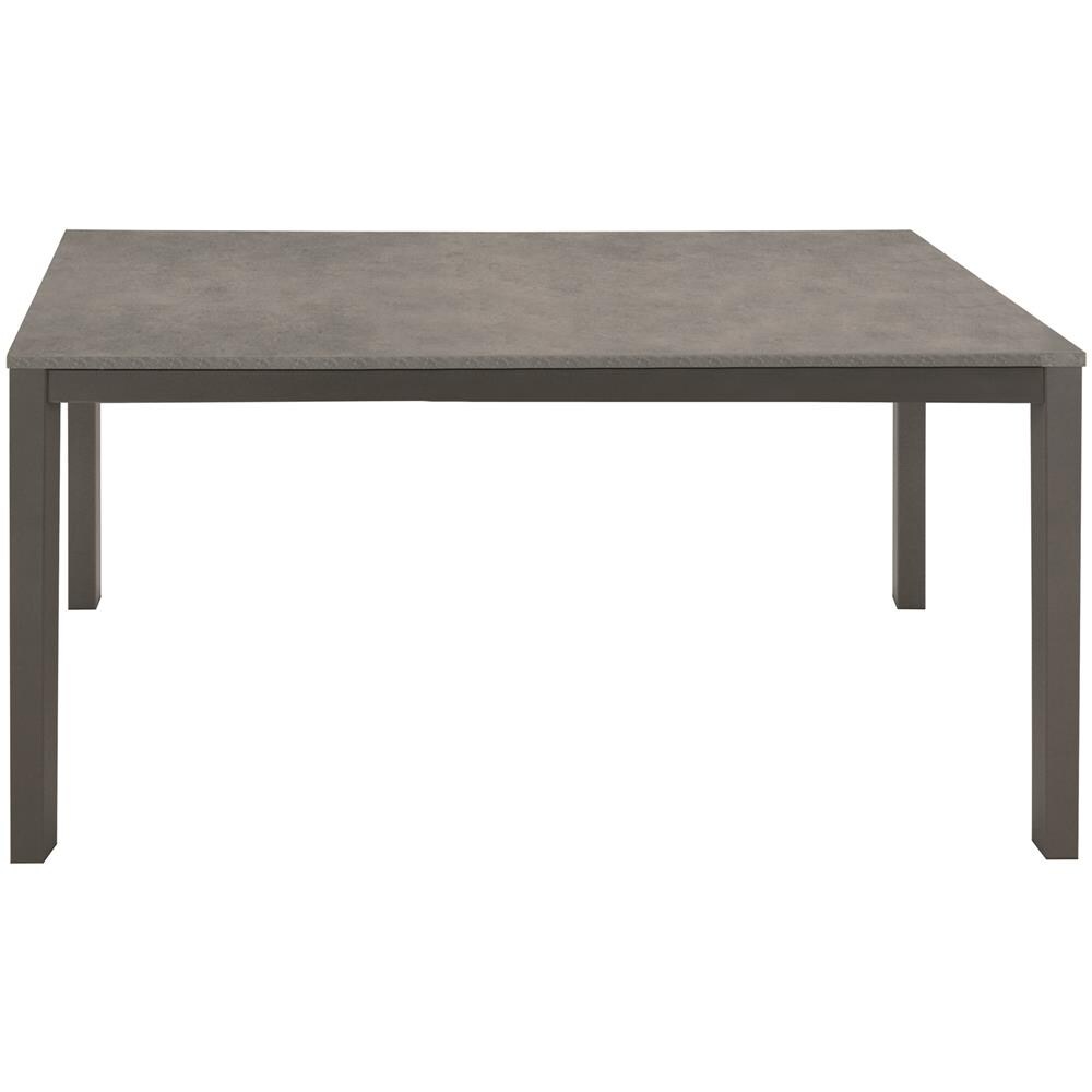 Tavolo Grigio In Metallo Allungabile 120x80cm - 170x80cm - Foto 2