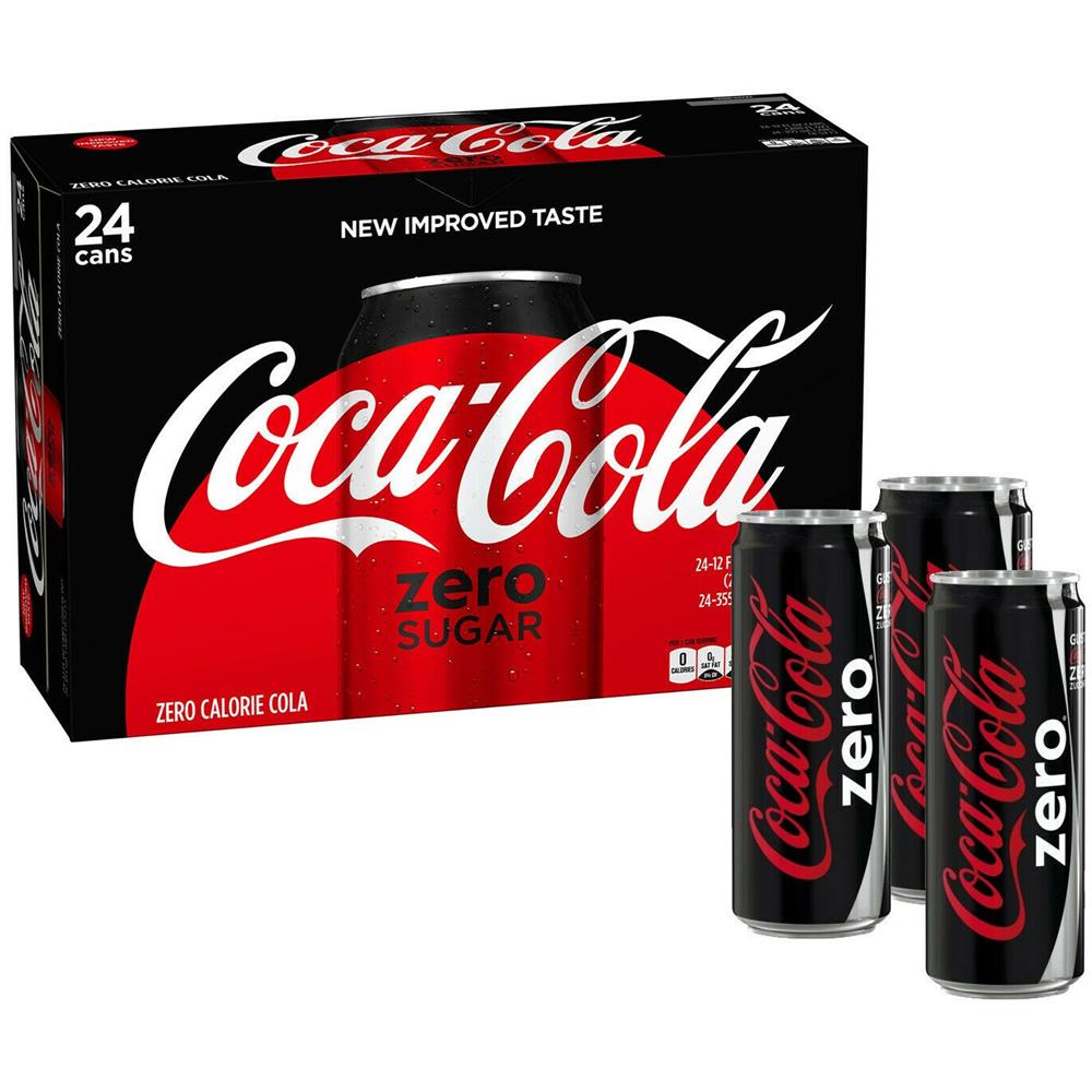 Coca Cola Zero Confezione Risparmio 24 Lattine Da 33 Cl Senza Calorie Analcolica - Foto 1