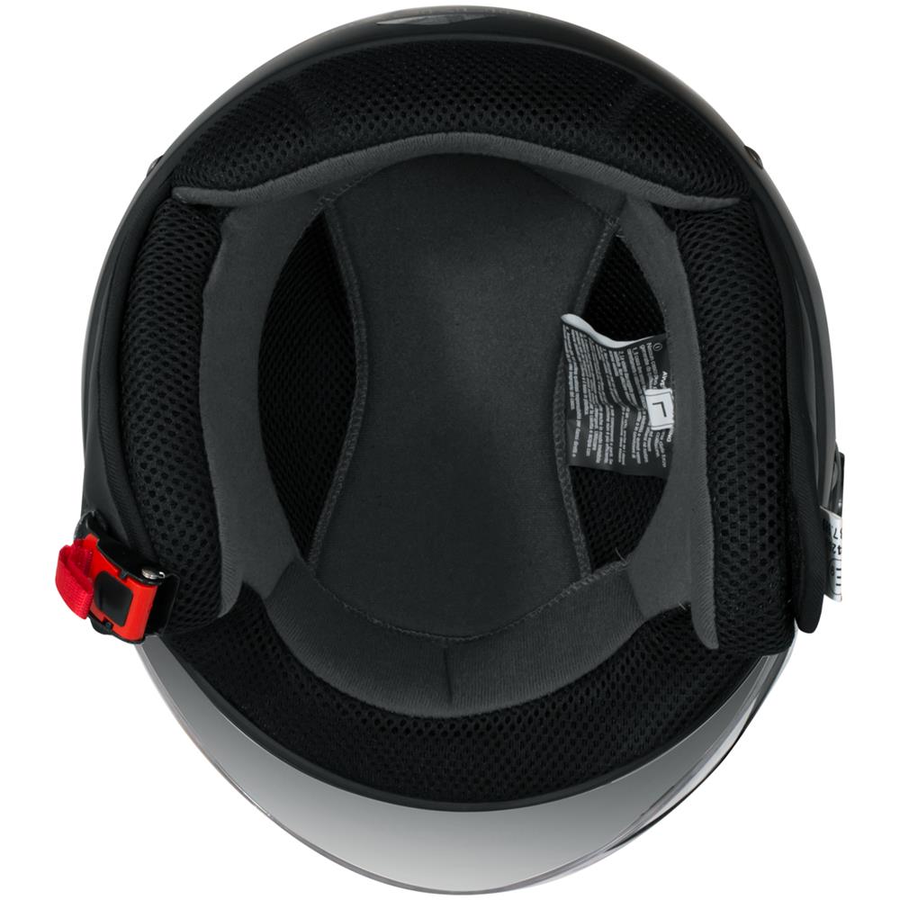 Backline Casco Jet Visiera Antigraffio Nero Ece 22-05 Taglia Xl - Foto 2