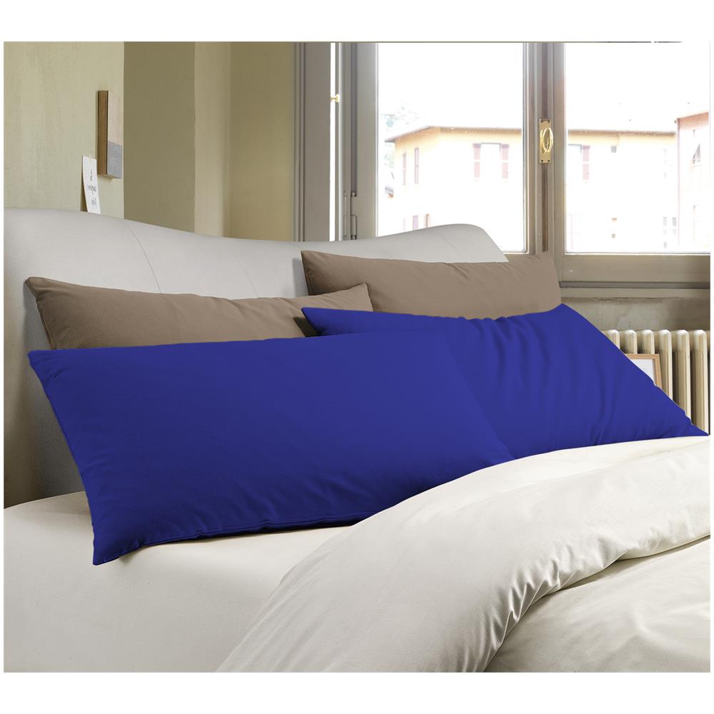 COPPIA FEDERE MAESTRI COTONIERI PER CUSCINO GUANCIALE 52X82 cm PURO COTONE F510