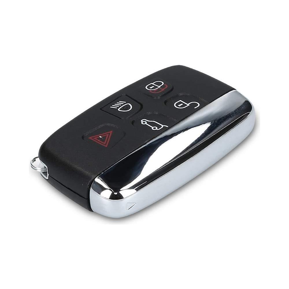 Auto Caso Chiave Per Land Rover Jaguar - Sostituzione Protettiva In Plastica Key Fob Shell Per Land Rover Jaguar 5-button Chiave A Distanza Auto - Nero - Foto 1