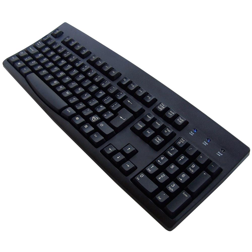 Tastiera USB KYBAC260-UBLKEURO per Desktop/Server (Layout QWERTY) Colore Nero - Foto 1