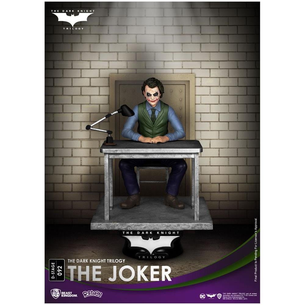 Dc Comics D-stage Pvc Diorama The Dark Knight Trilogy The Joker 16 Cm - Foto 1