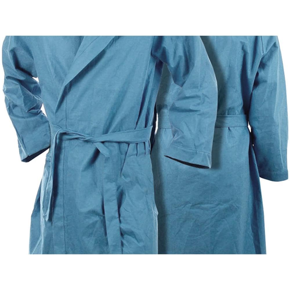 Accappatoio Con Cappuccio In Microfibra Adulto Unisex In Tinta Unita Vari Colori Xl Azzurro - Foto 6