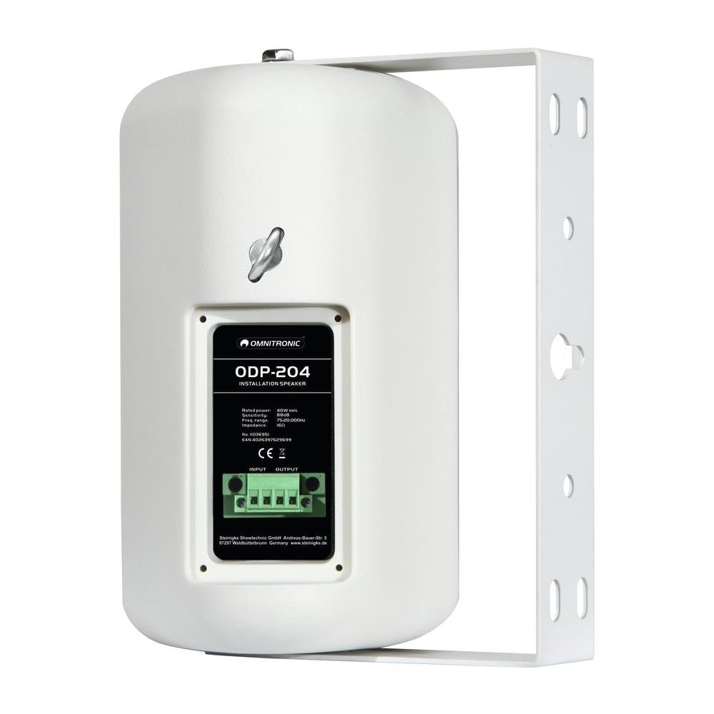 Odp-204 Altoparlante da installazione 16 Ohm Bianco 2x - Foto 1