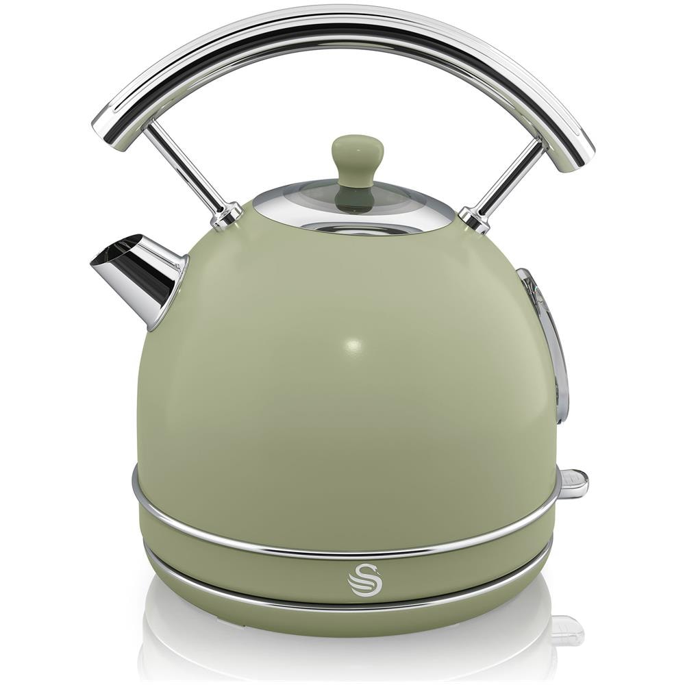 Set Per La Colazione Bollitore 1,8l Tostapane Senza Fili 2 Fette Larghe Colore Verde - Foto 2