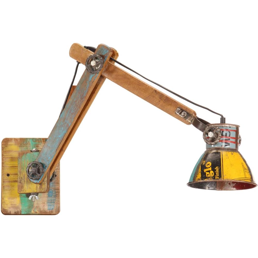 Lampada Da Parete In Stile Industriale Rotonda Multicolore E27 - Foto 2