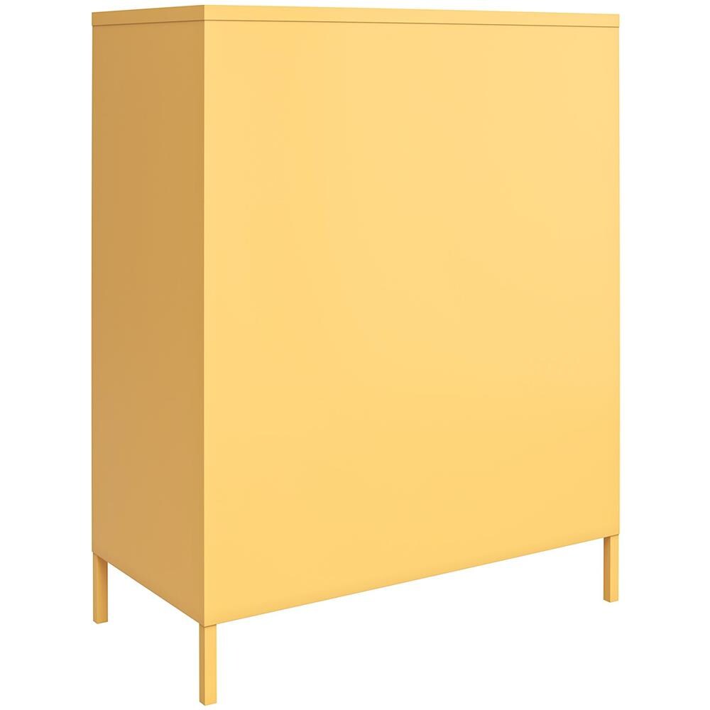 Cache Armadio A 2 Ante In Metallo Giallo - Foto 2