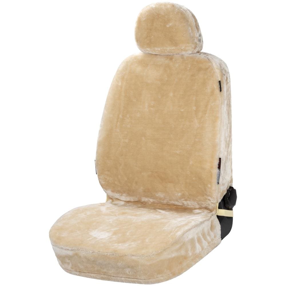 Coprisedili Auto Teddy Vegano Beige - Foto 1
