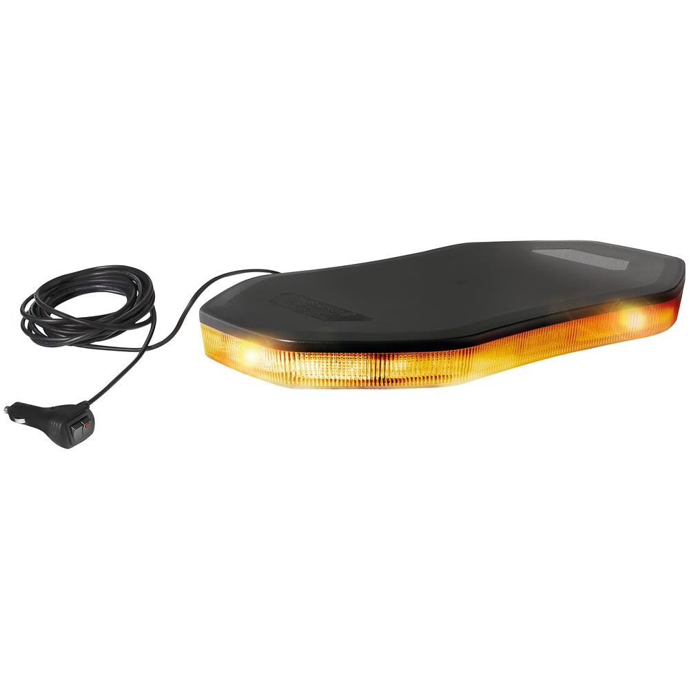 Barra Lampeggiante Arancio A 64 Led, 10/30v - Base Magnetica - Foto 1